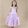 organza fabric sleeveless maxi toddler dress